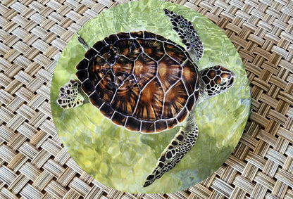 Turtle Glass Drink Coasters image 1