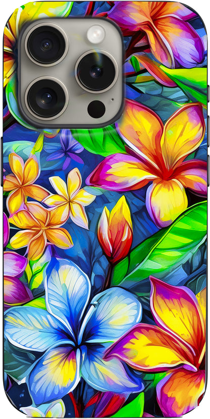 🌸 Floral Fantasy Phone Case Phone Leather Case - Iphone 11-15 -Samsung S20-S24 image 1