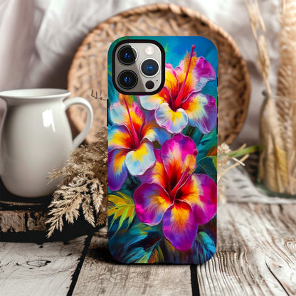 Hibiscus Bloom Phone Case - Vibrant tropical hibiscus flower design for iPhone 1 image 3