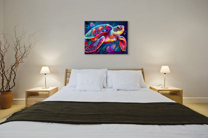 Tropical Turtle Wall Art image 2