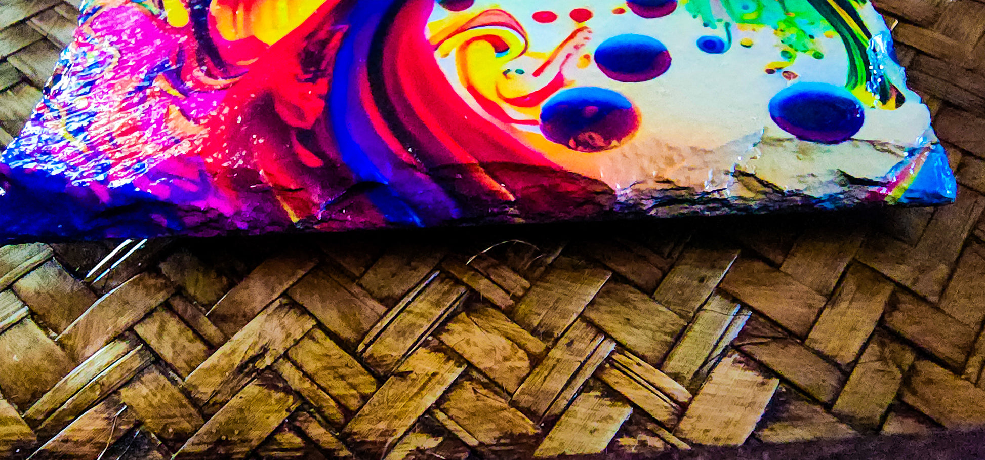 Palm Tree Coasters for Drinks Absorbent Set of 4 Tropical Beach Houe Warming image 2