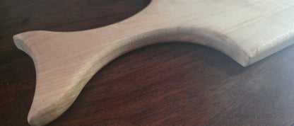 Premium Fishtail Charcuterie Board – Green Resin & Natural Wood Serving Platter