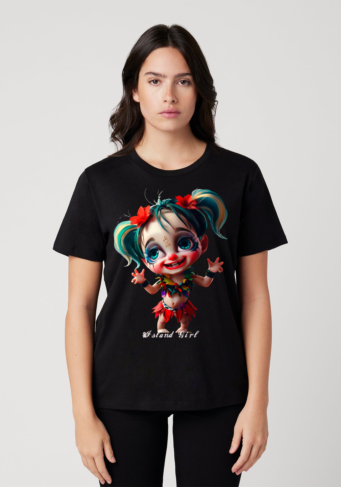 Live the Island Life with Our 'Island Girl' Tee🌴🌺✨ image 0