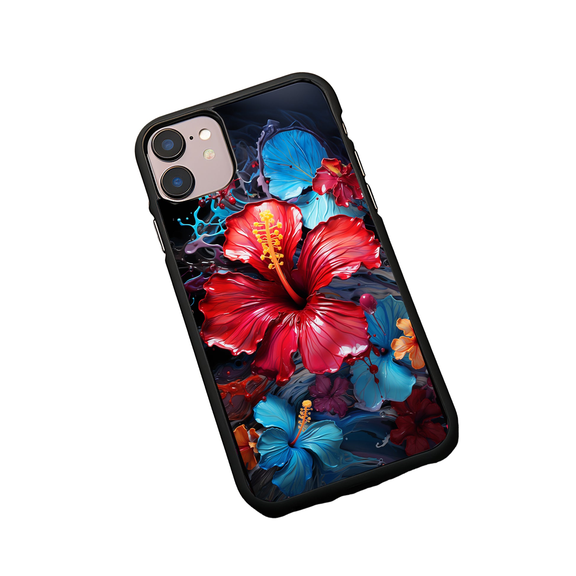 Hibiscus Phone Case Cover Iphone 11-15 Samsung Galaxy 20-S24 image 2