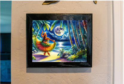 Moon Dance Framed Ceramic Tile Artwork  & Canvas Prints image 0