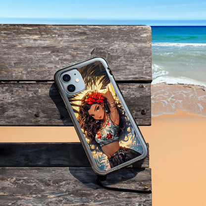 Bad Hula Girl Phone case for Iphone 11-15 Samsung S20-S24 image 1