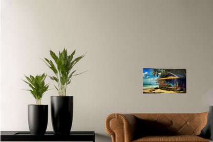 Beach Shack Metal Art image 1