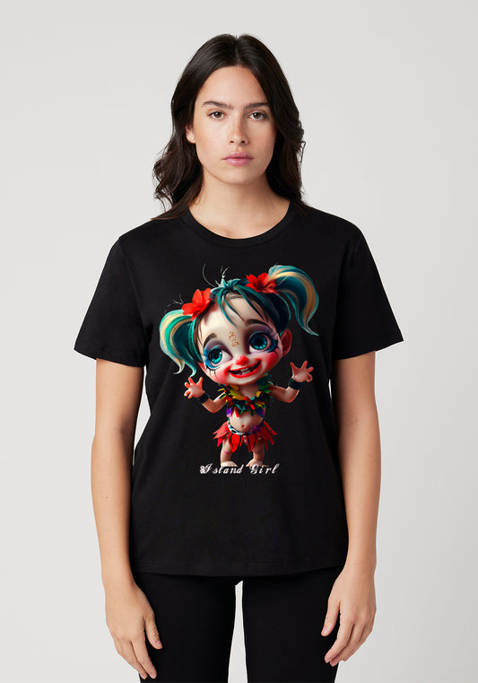 Live the Island Life with Our 'Island Girl' Tee🌴🌺✨ image 0