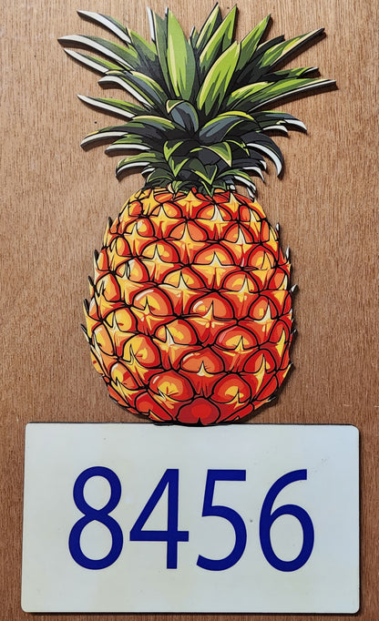 Pineapple Acrylic Home Address Sign image 2