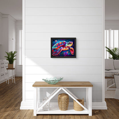 Tropical Turtle Wall Art image 1