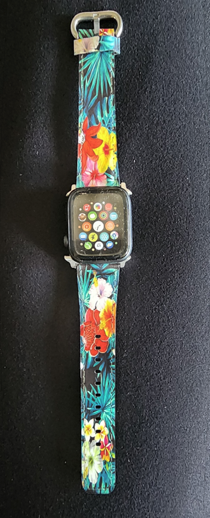 Apple Watch Band - - Hawaiian Tropical Flowers image 0