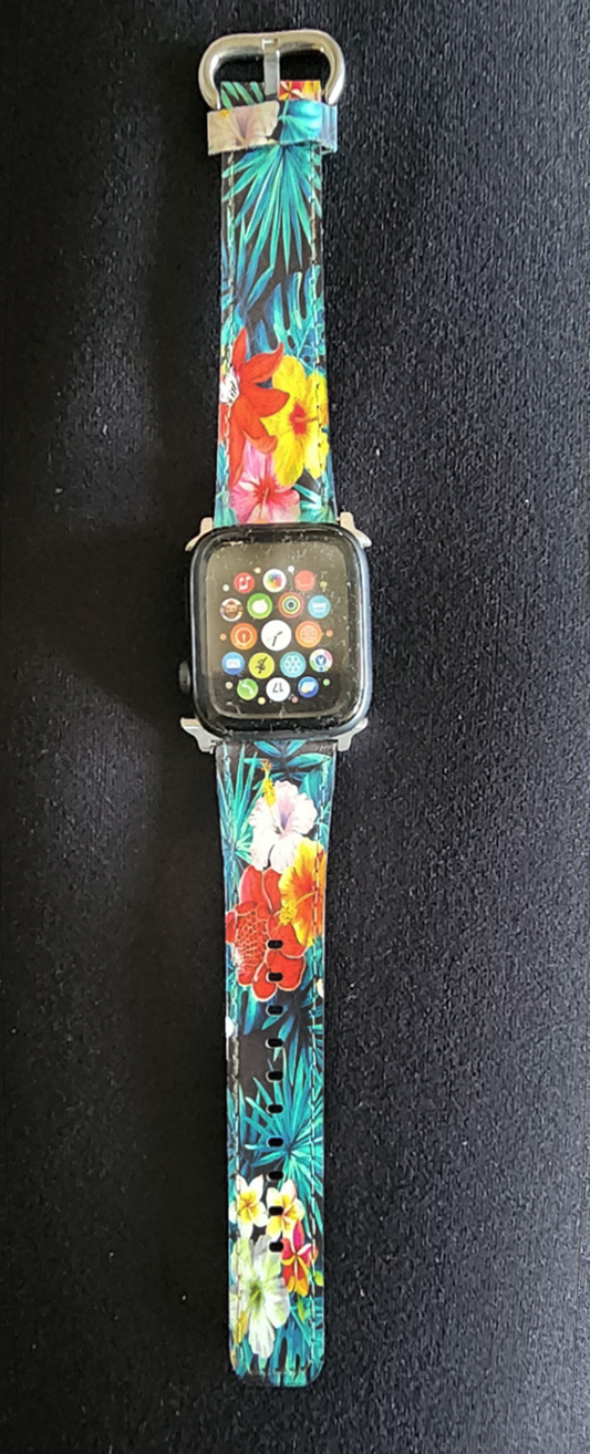 Apple Watch Band - - Hawaiian Tropical Flowers image 0