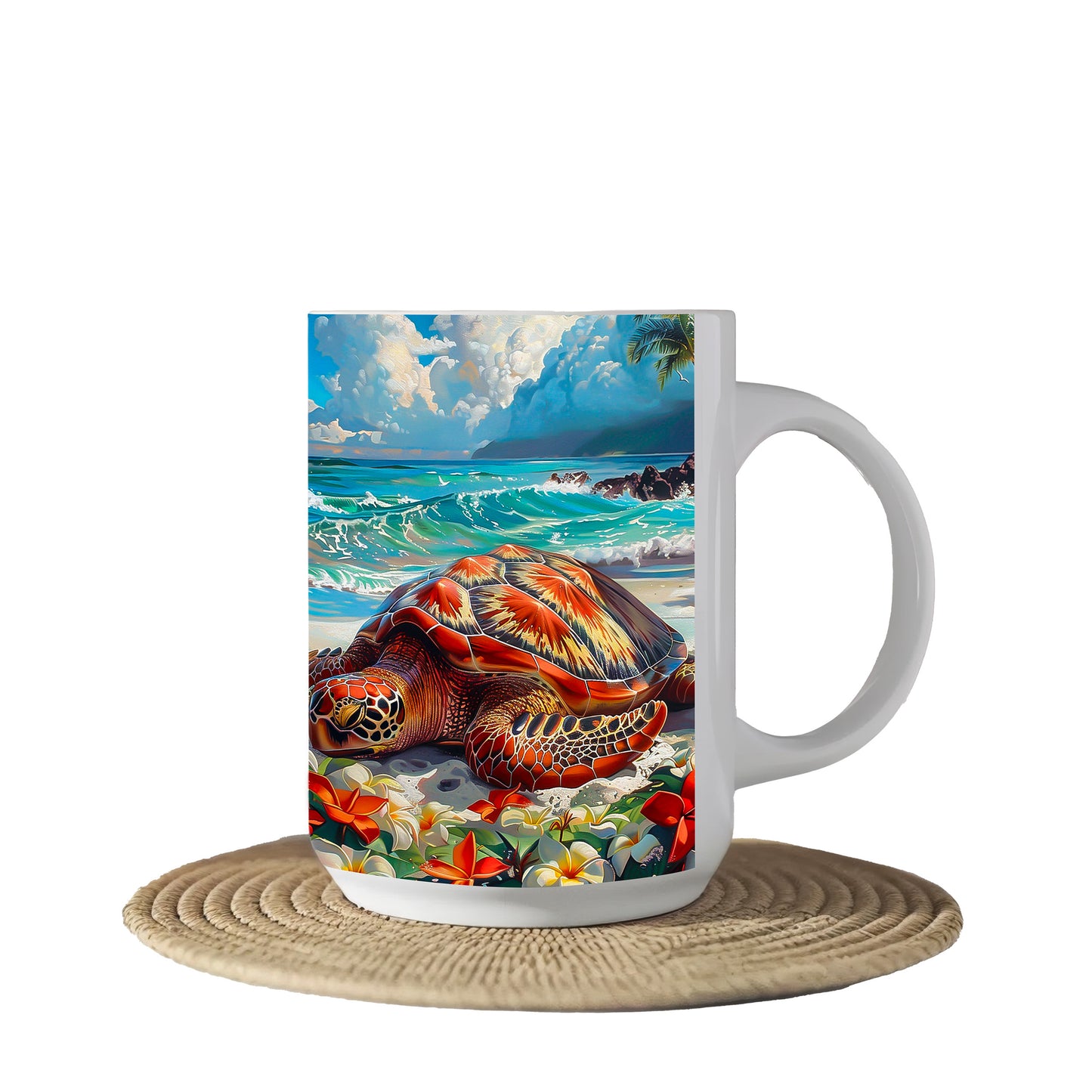 Sleeping Turtle Beach Mug image 2