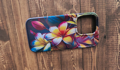 Tropical Iphone cases Plumeria Case -Iphone 13-15 Series- Samsung S20-S24 image 0