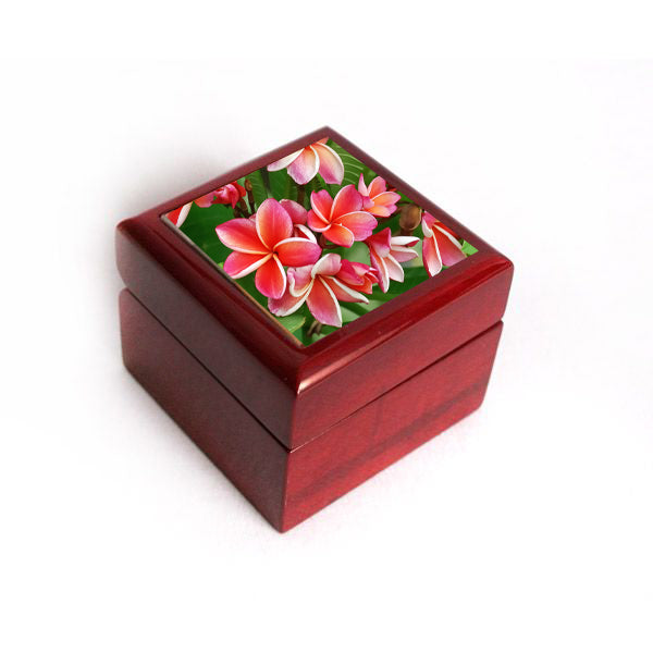 Jungle Plumeria Ring Box image 0