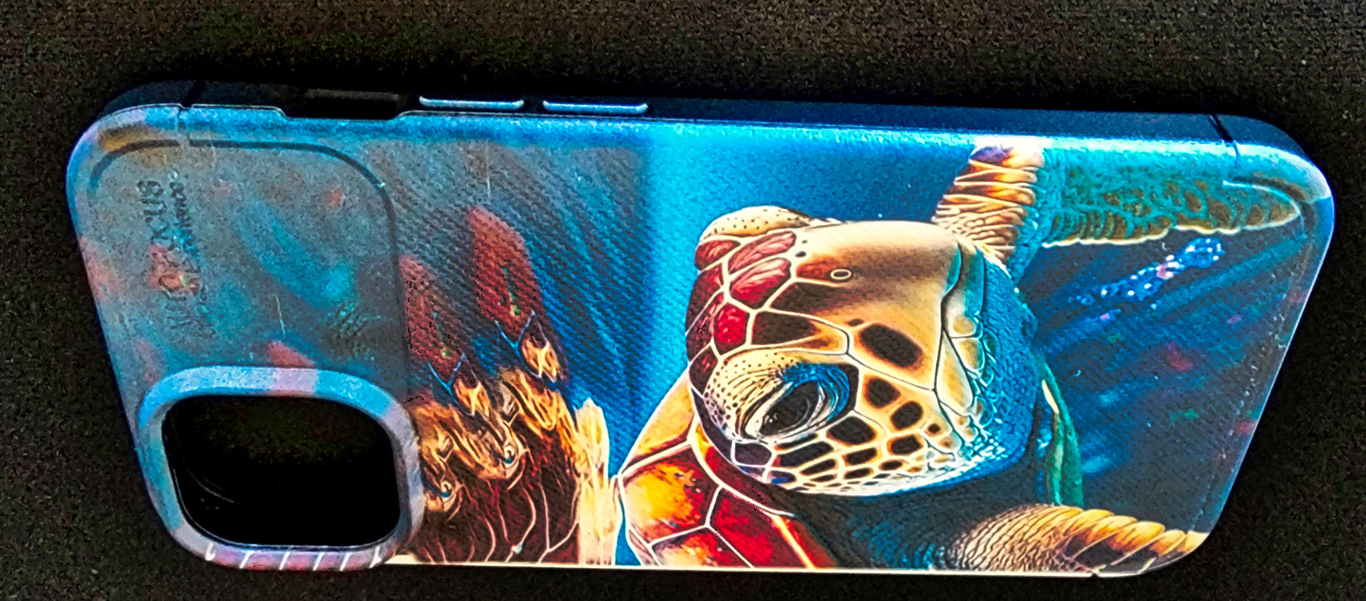 Red Sea Turtle Iphone Case Cover image 1