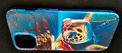 Red Sea Turtle Iphone Case Cover image 1