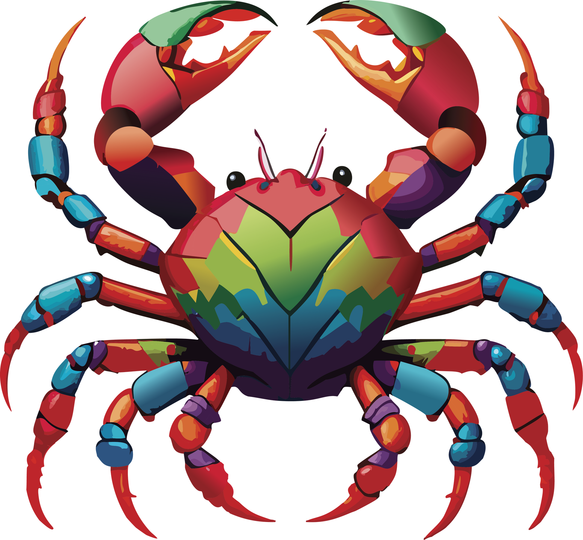 Coastal Charm Customized Crab Address Sign image 4