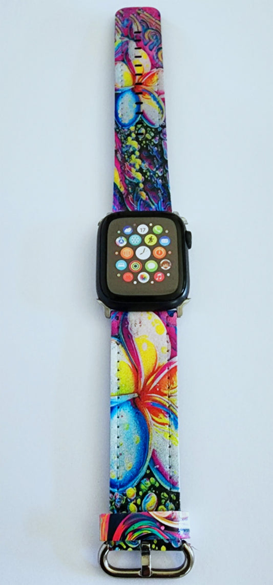 copy of Swirling Colors Plumeria Flower - Hawaiian Flowers Tropical image 0