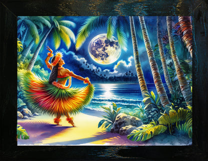 Moon Dance Framed Ceramic Tile Artwork  & Canvas Prints image 2