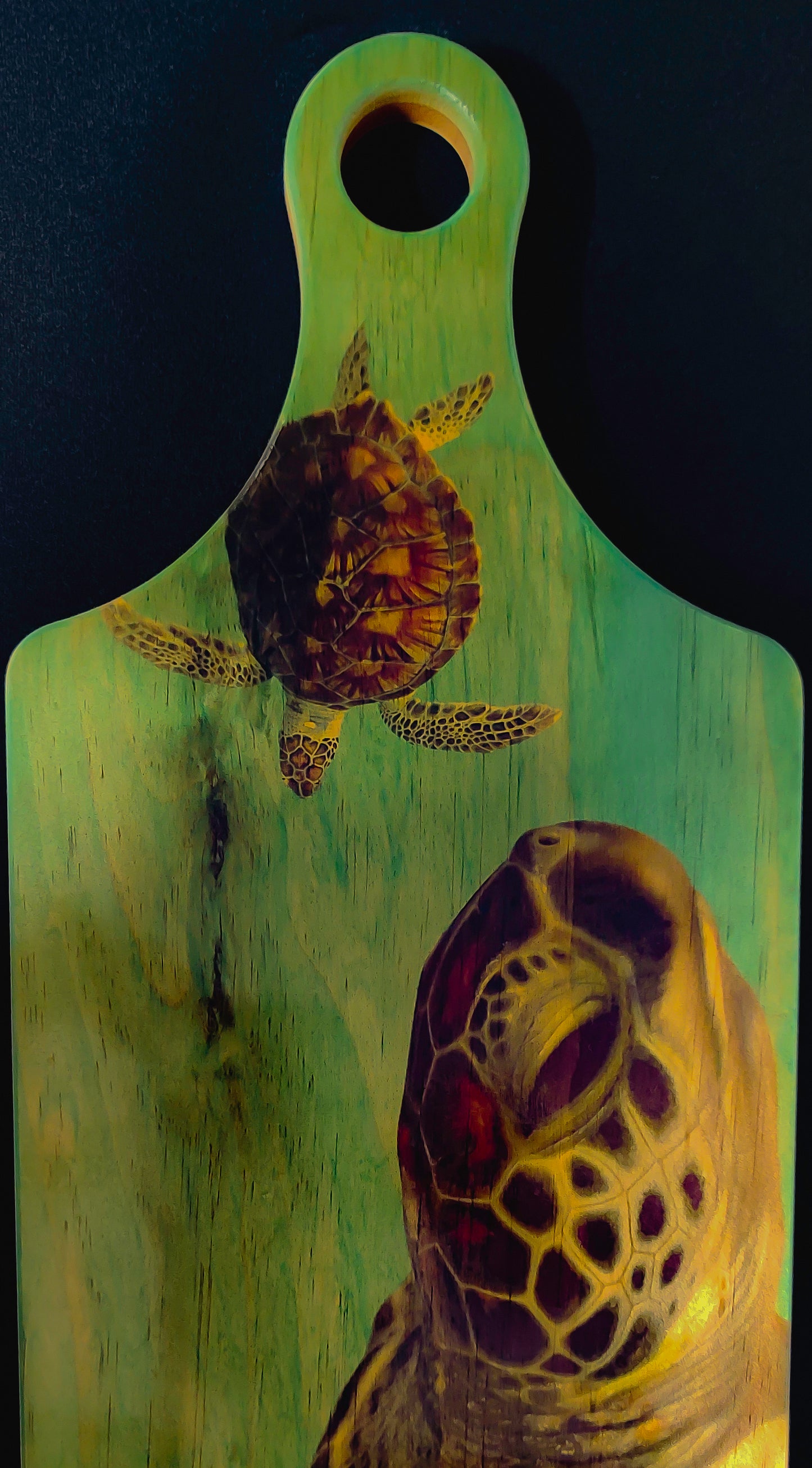 Bamboo Sea Turtle Cutting Board image 1