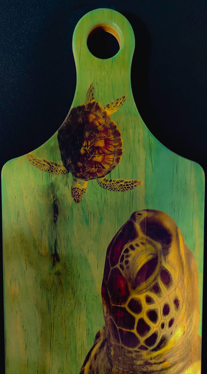 Bamboo Sea Turtle Cutting Board image 1