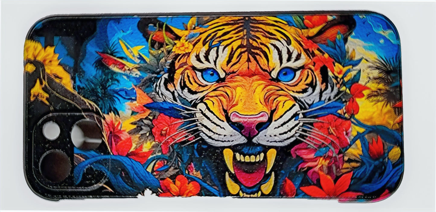 Island Tigress Tropical Phone Case Cover for Apple and Android Phones image 0