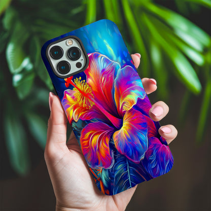 Tropical Hibiscus iPhone and Samsung Phone Cases image 1