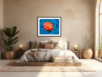 A Sea Turtle Journey - Vibrant Ocean Artwork image 1