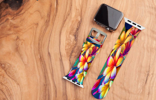 Yellow Plumeria Apple - Samsung Watch Band image 0