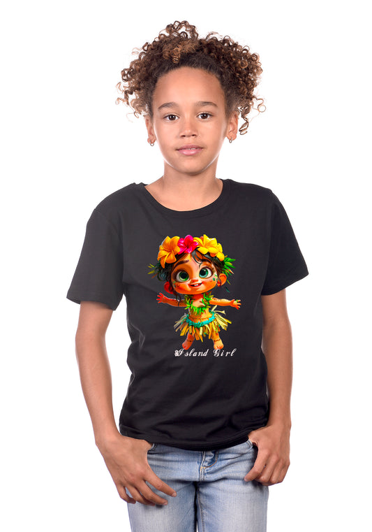 Unleash the Island Spirit with Our 'Island Girl' T-Shirt 🌴🌺✨ image 0