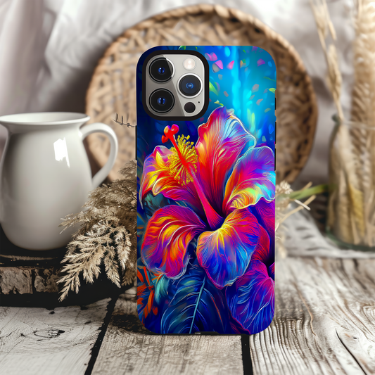 Tropical Hibiscus iPhone and Samsung Phone Cases image 0