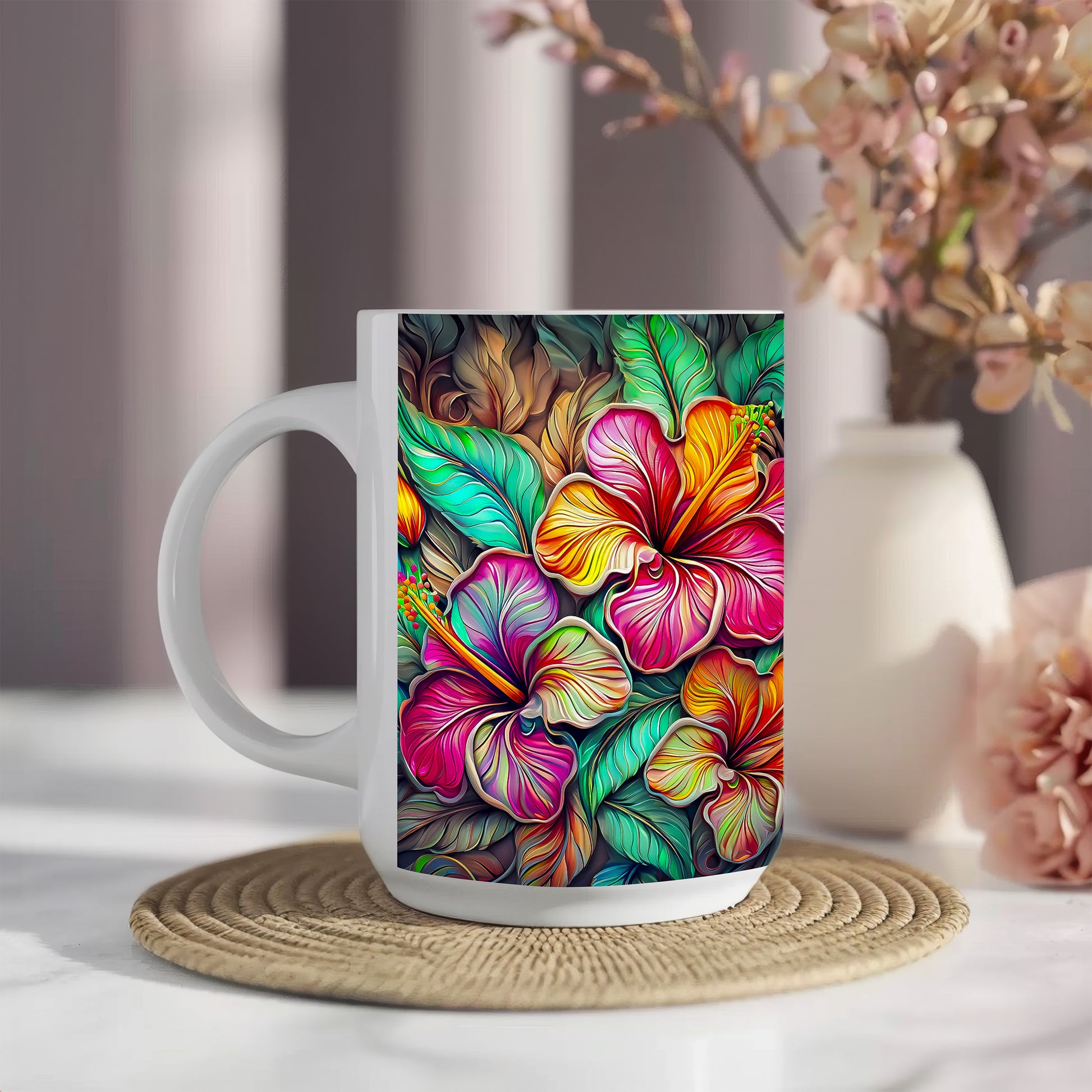 Tropical Hibiscus Mug image 0