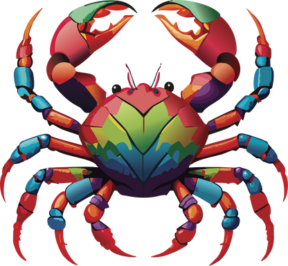 Coastal Charm Customized Crab Address Sign image 4