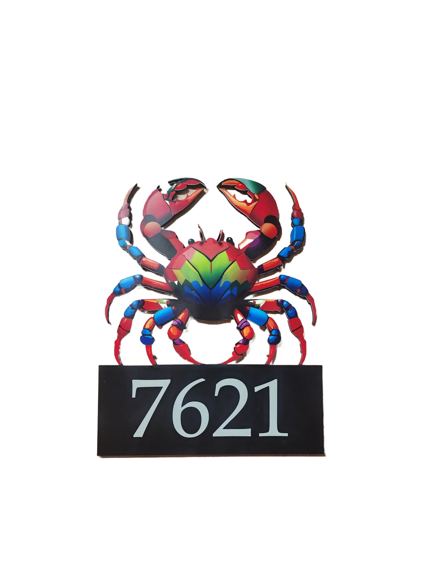 Coastal Charm Customized Crab Address Sign image 5