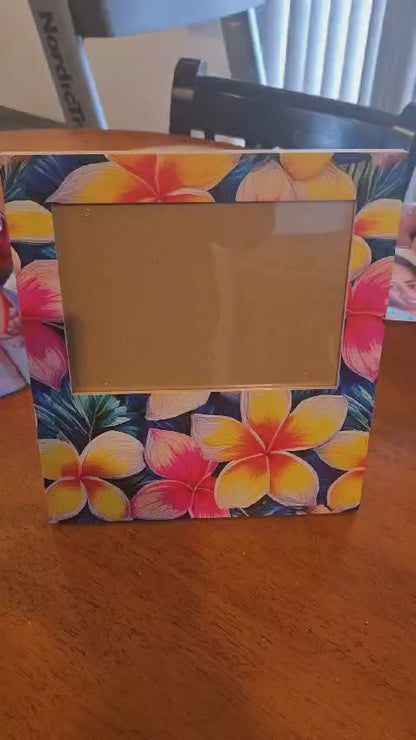 Personalized Bamboo Picture Frame – Holds 5x7 Photo